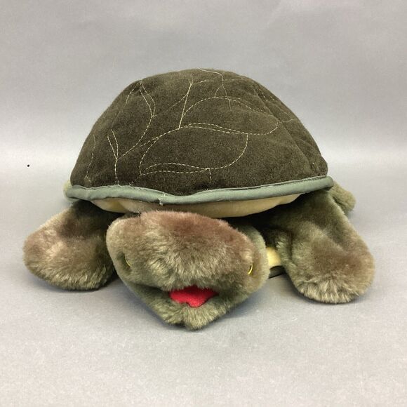 Folkmanis Decorative Plush Turtle Tortoise Hand Puppet - 14” - Picture 2 of 9